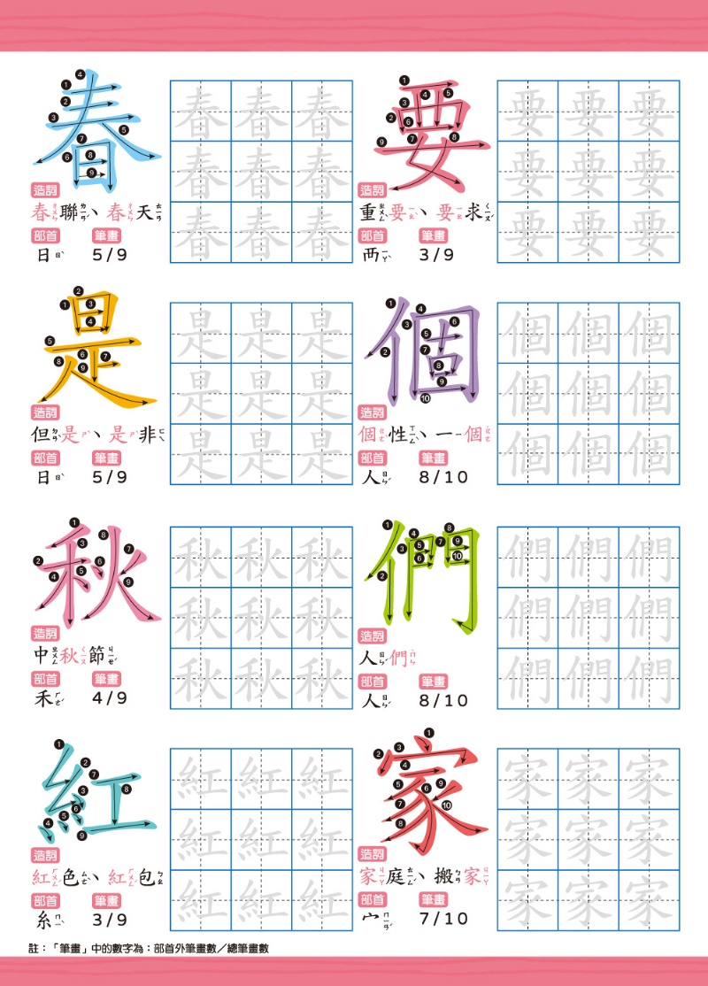 我的第一套魔法凹槽練習寫字書：小一國字先修（內含1本魔法練習寫字書、1款小魚造型握筆器、1隻可愛筆管、4支魔法消失筆芯）